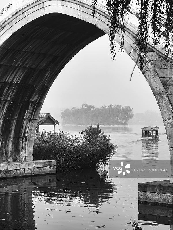 颐和园昆明湖图片素材