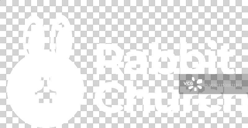 兔子教堂负空间标志图片素材