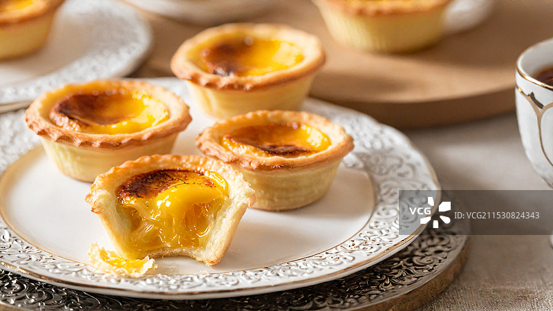 澳门葡式蛋挞图片素材