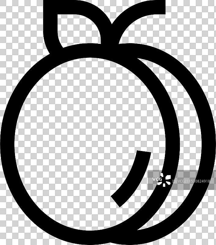 杏子图标设计图片素材