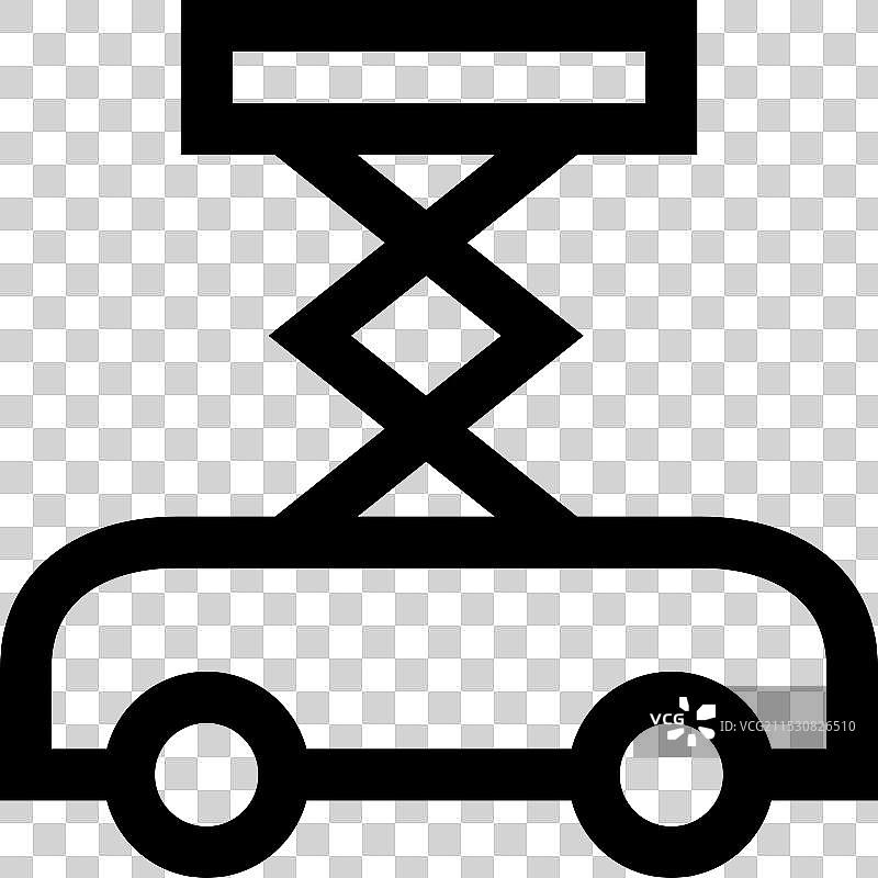 汽车千斤顶图标设计图片素材