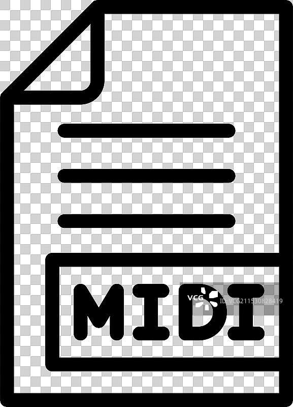 MIDI图标设计图片素材