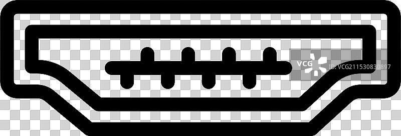 HDMI端口图标设计图片素材