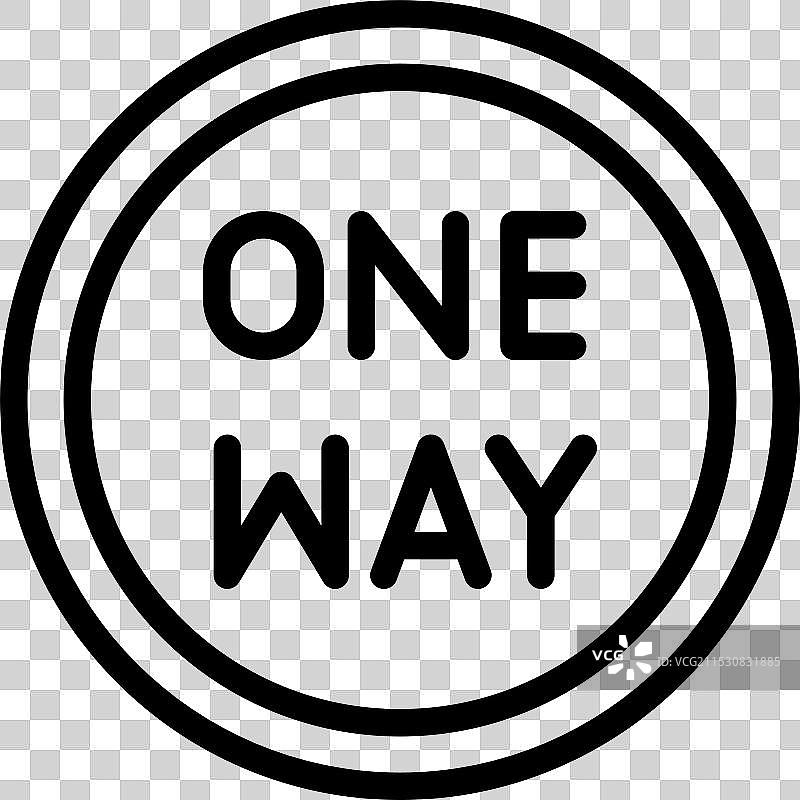 单行道图标设计图片素材