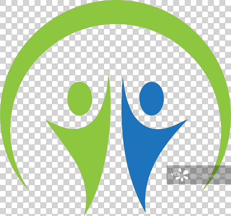 两个孩子的标志设计图片素材