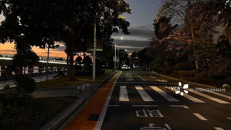 傍晚时分图片素材