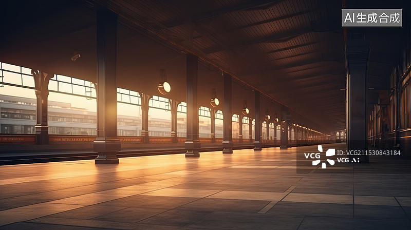 【AI数字艺术】城市风光建筑汽车广告背景图图片素材