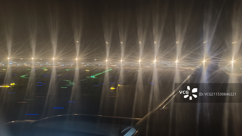 大兴机场的夜图片素材