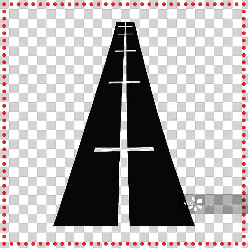 探索前方道路的轮廓，展现出大胆的气息图片素材