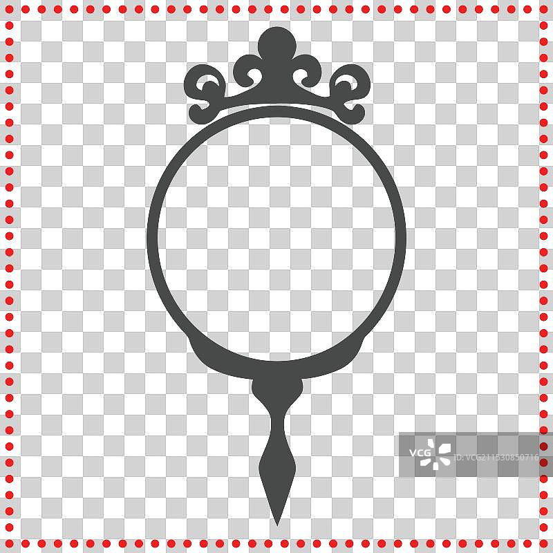 经典之美，适合的镜子轮廓图片素材