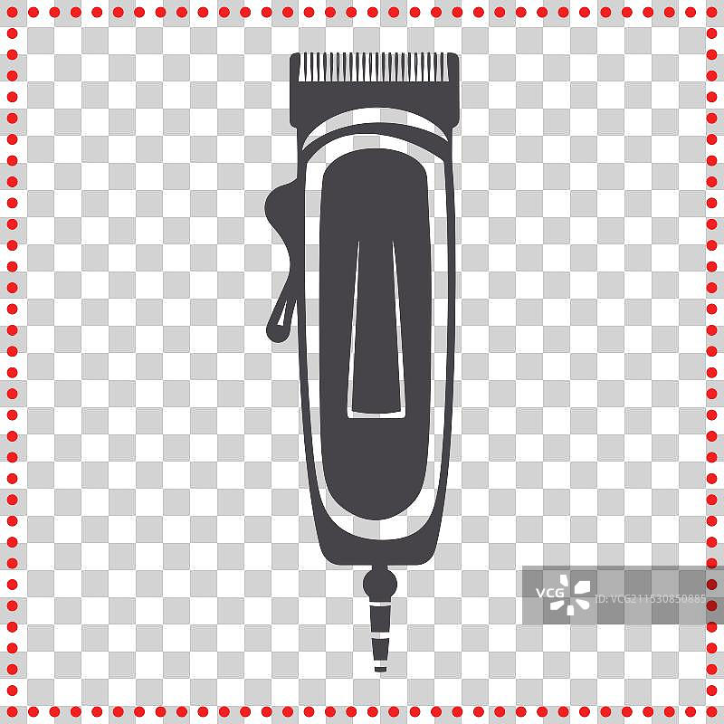 工作中的理发器，一款经典的理发剪图片素材