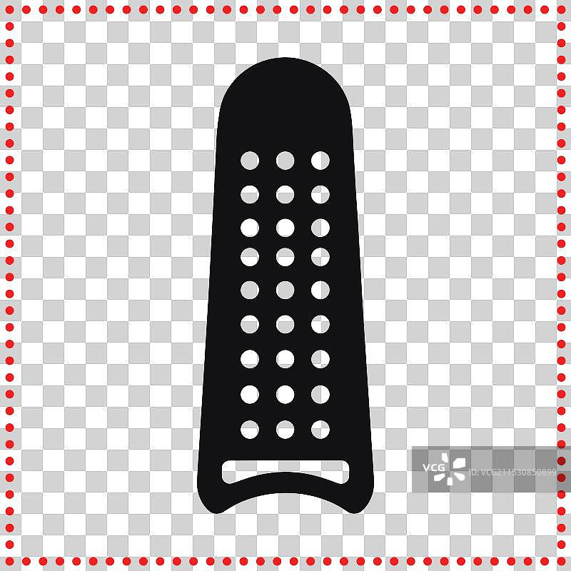 经典的奶酪刨丝器轮廓图图片素材