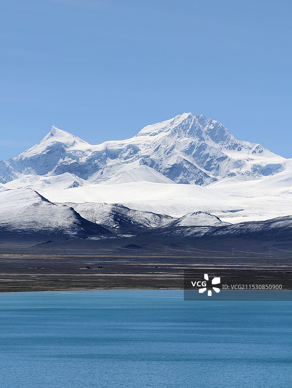 希夏邦马峰图片素材