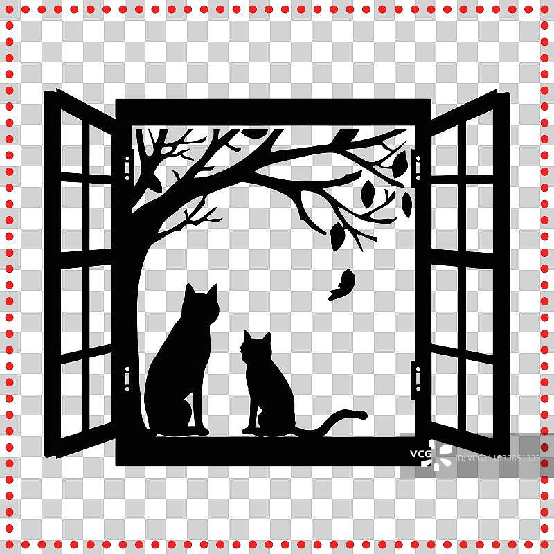 窗边的爪子捕捉到的精髓图片素材