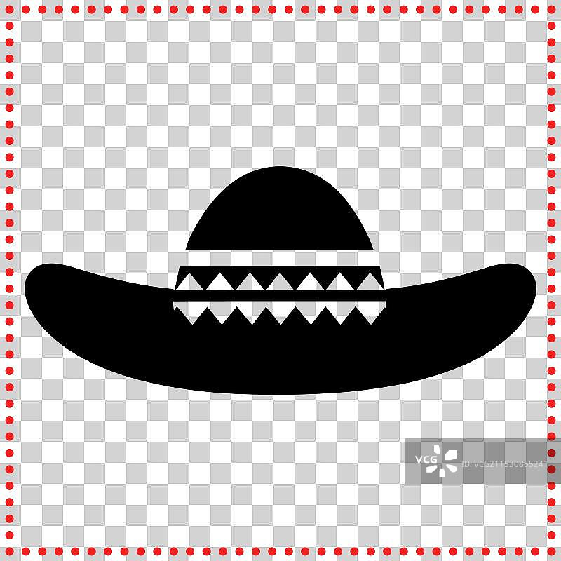 这个草帽非常适合户外冒险。图片素材