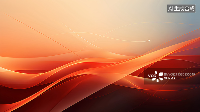 【AI数字艺术】市场经济供需双增金融科技红色背景图片素材