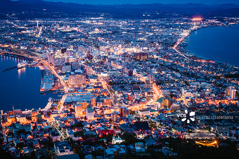 函馆山夜景图片素材