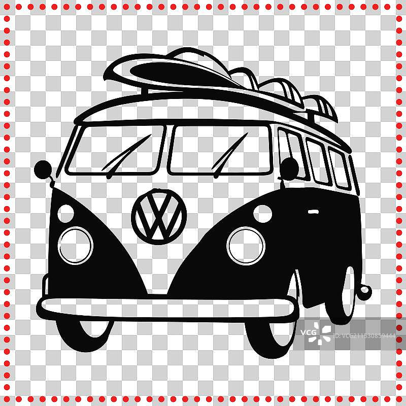 不仅仅是一辆车，大众面包车作为一种文化象征图片素材