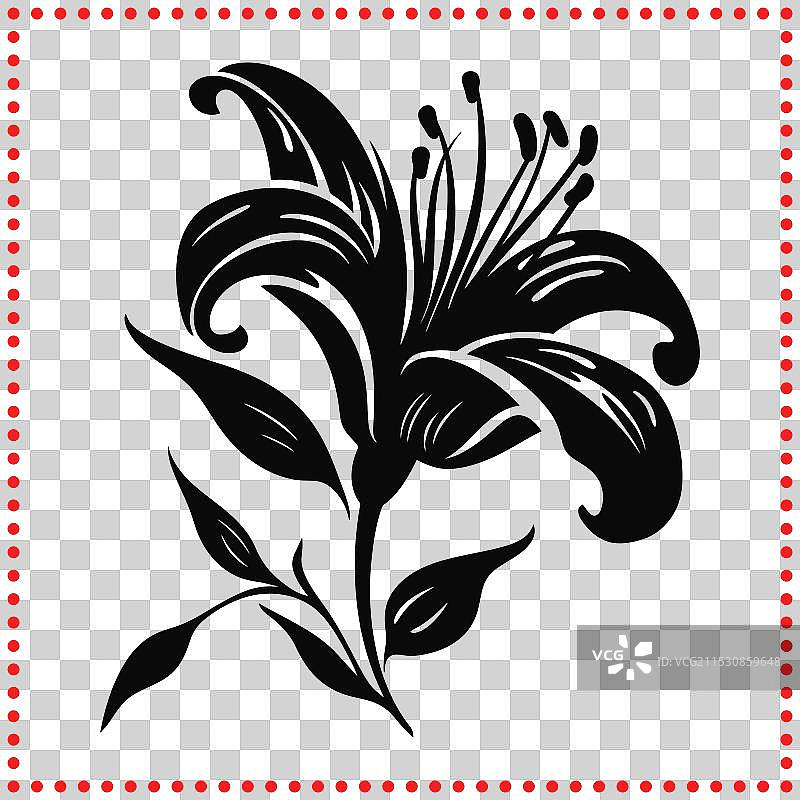 百合花如何继续发光图片素材