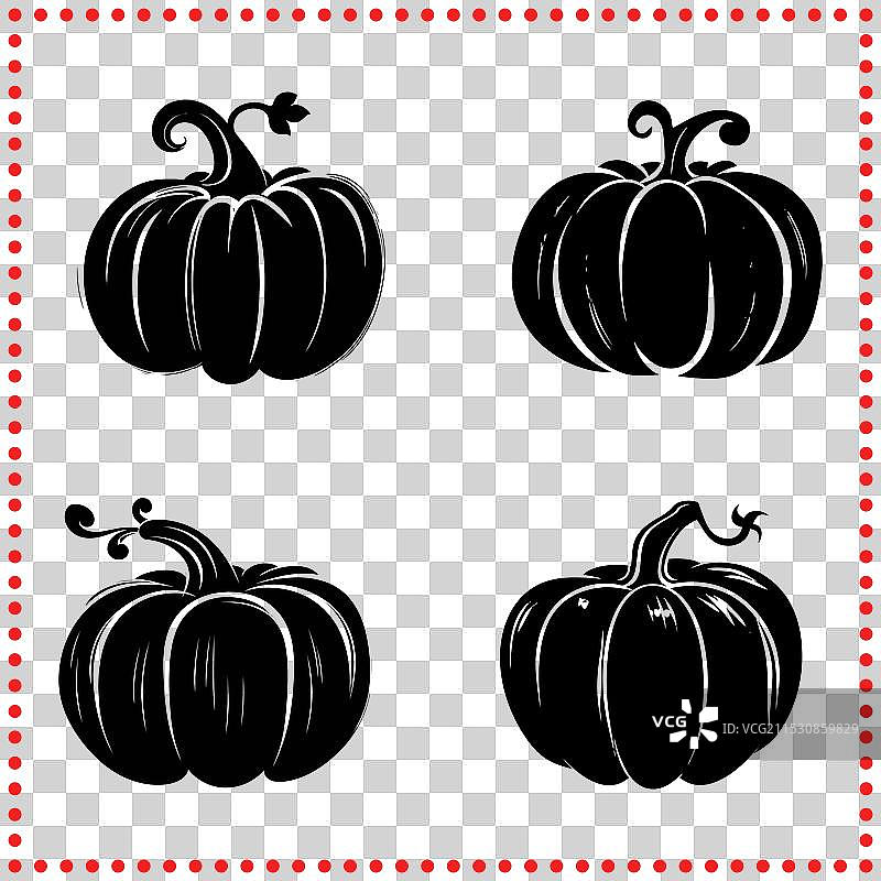 南瓜的完美，拥抱季节的魅力图片素材