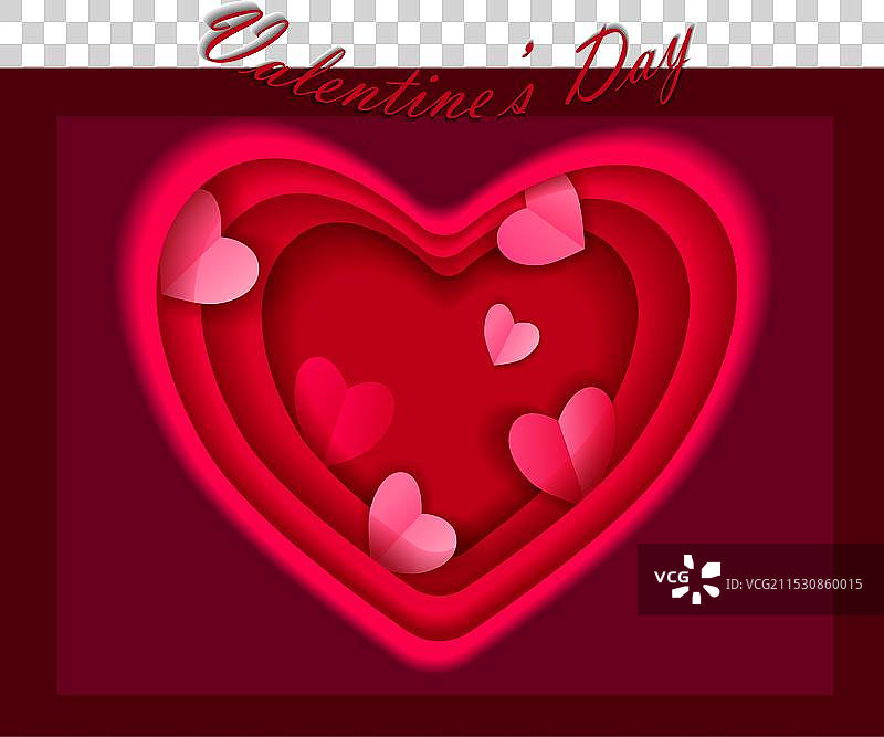 浪漫的心形背景图片素材