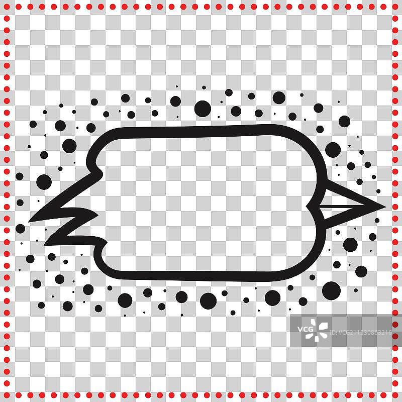 复古漫画对话框，非常适合有趣的创意活动图片素材