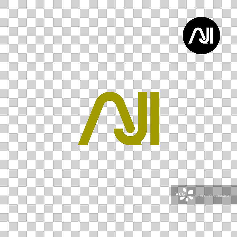 aji字母标志单字母设计图片素材