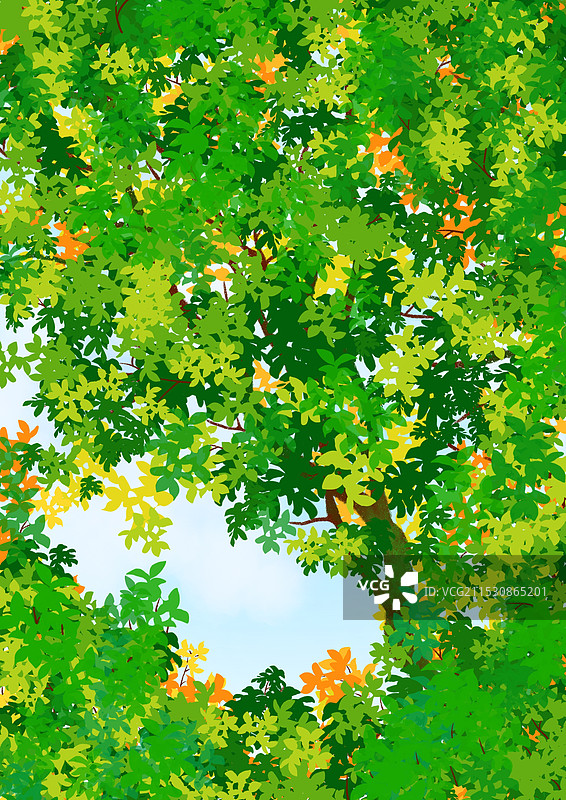 风景插画图片素材