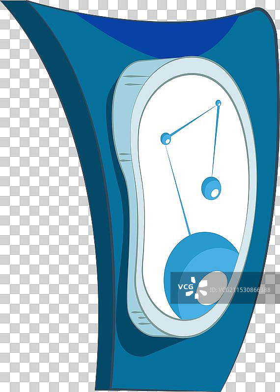 抽象蓝色摆锤牛顿摆平衡图片素材