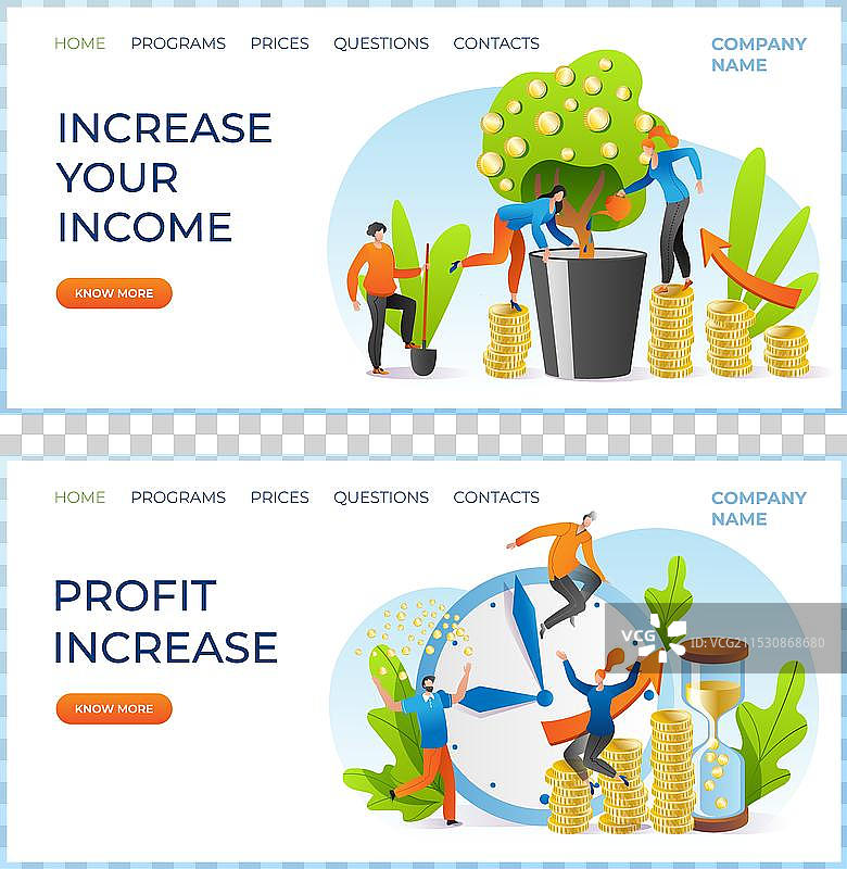 增加商业收入和利润图片素材