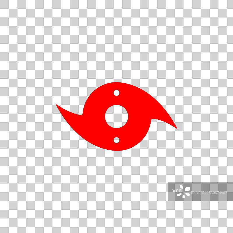 飓风图标，背景为白色图片素材