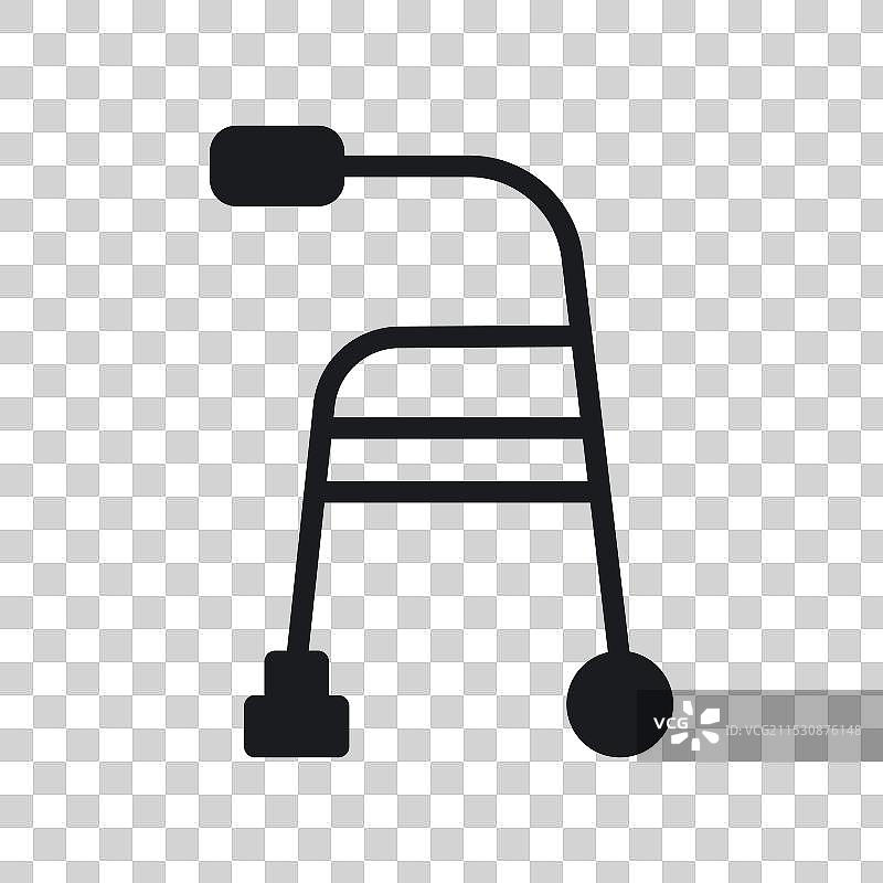 行走者图标，背景为白色图片素材