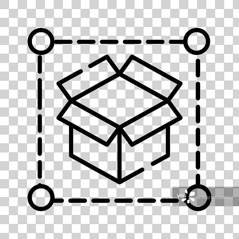 现代风格的包装设计，随时可用的图标图片素材