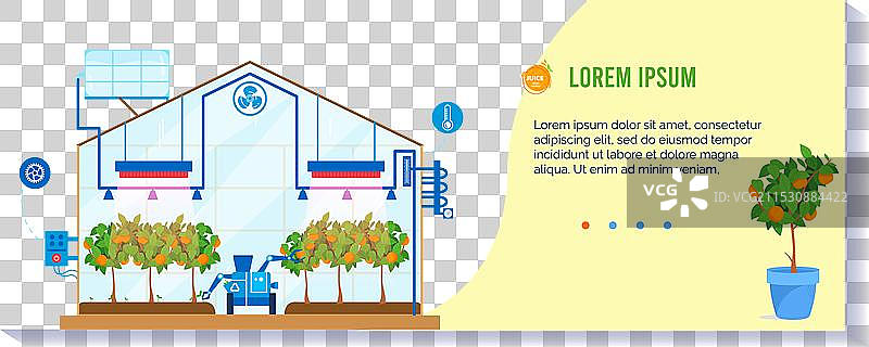 智能温室内部，配备自动化系统图片素材