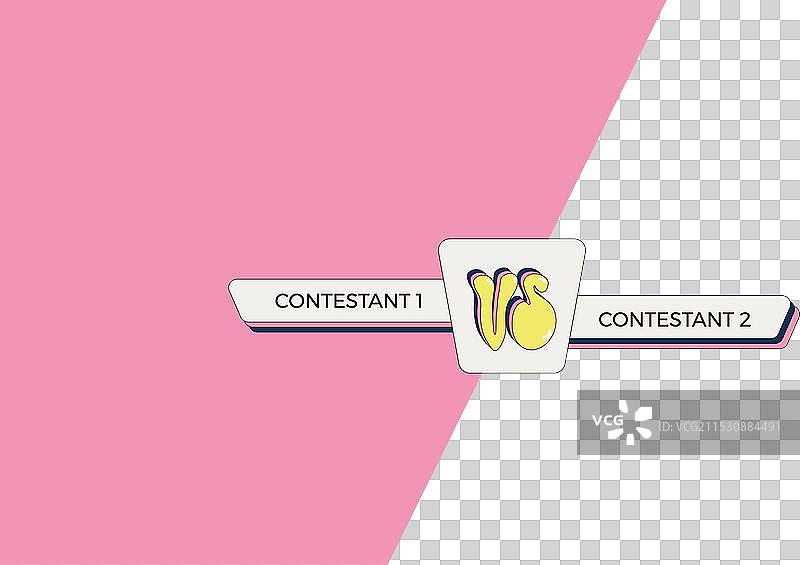 复古风格的对比空白与图片素材