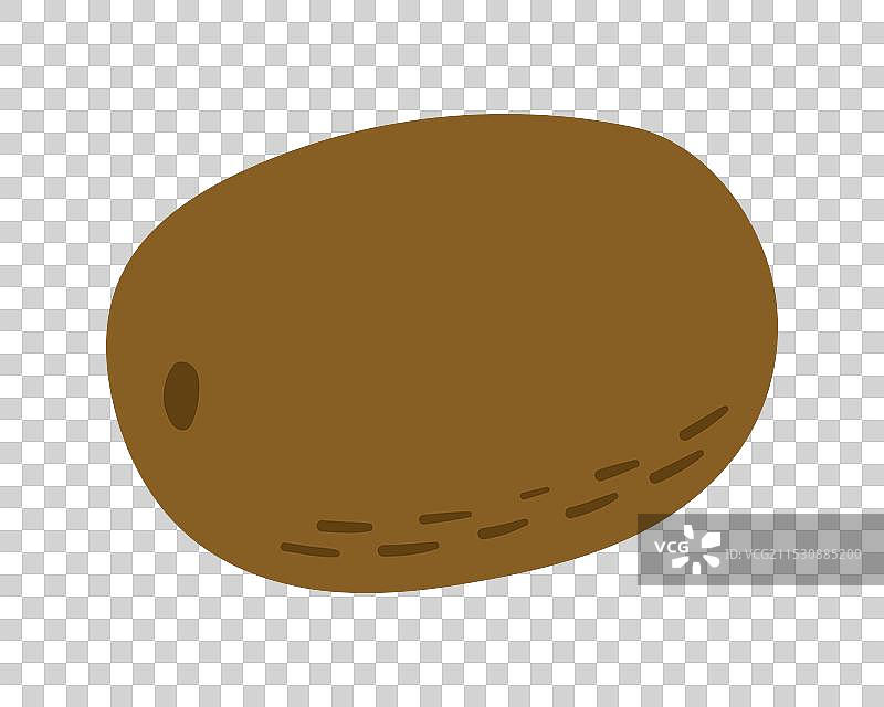 卡通手绘风格的水果猕猴桃图片素材