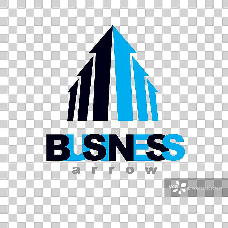 上升箭头商业成功概念标志图片素材