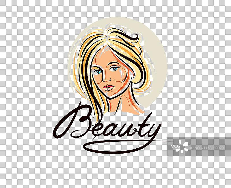 美容工作室或美容诊所的标志图片素材