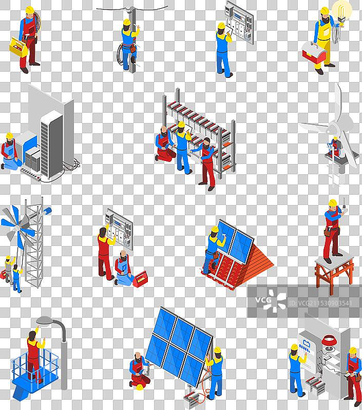 电工图标集图片素材