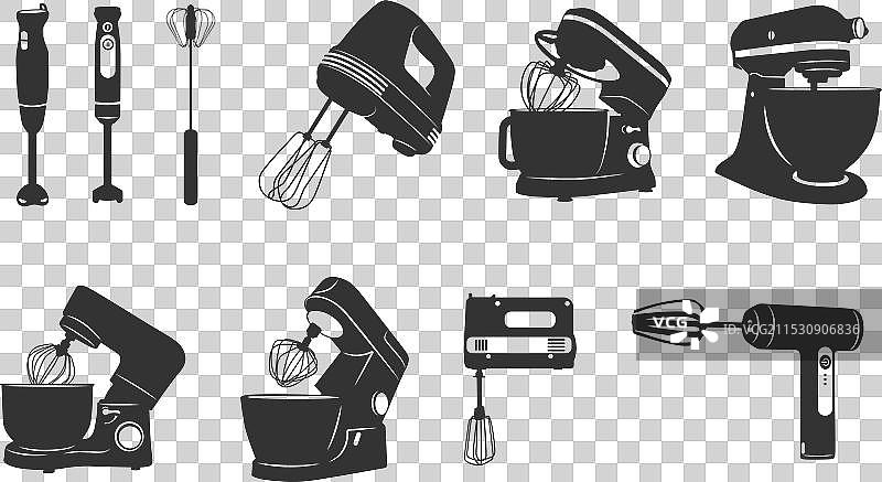 搅拌机剪影 搅拌机SVG 厨房搅拌机SVG图片素材