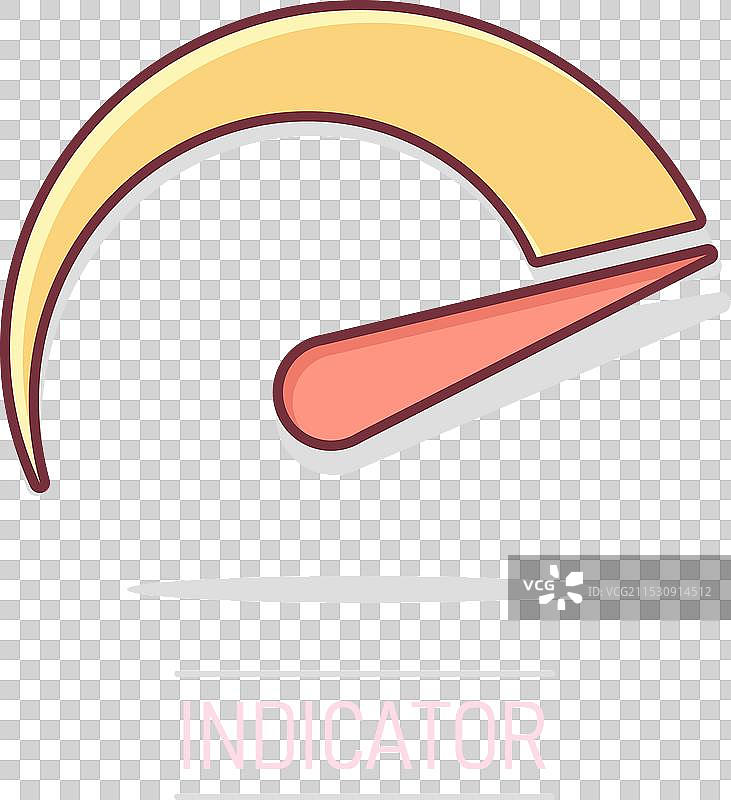 漫画风格的速度计等级标志图标图片素材