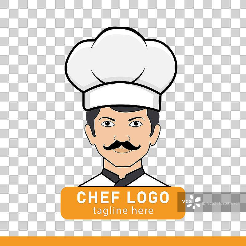 卡通厨师标志图片素材