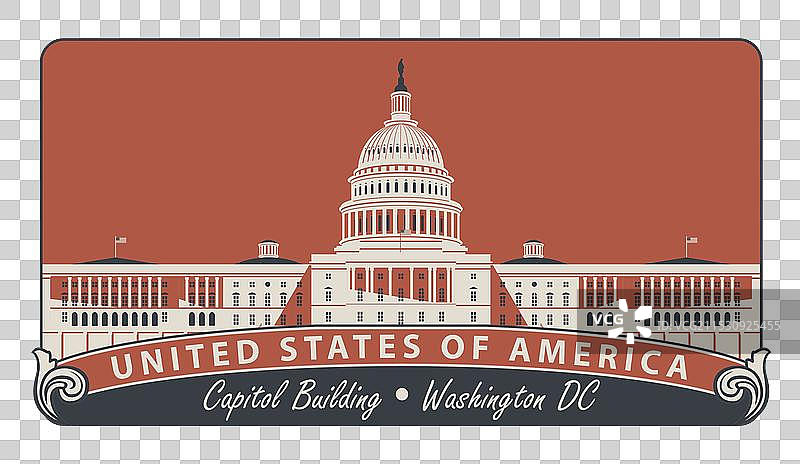美国国会大厦位于华盛顿特区图片素材