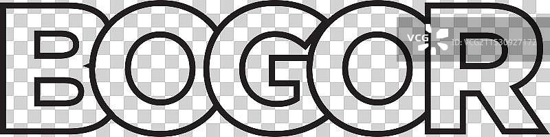 印度尼西亚徽章中的博戈尔设计特点图片素材