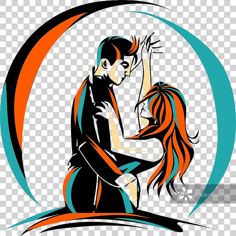 适合舞蹈工作室活动的舞蹈情侣图片素材