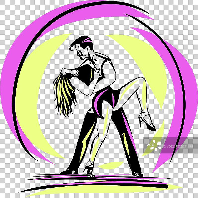 适合舞蹈工作室活动的舞蹈情侣图片素材