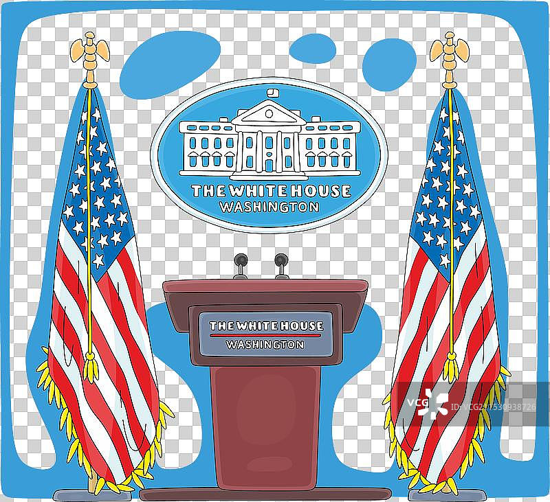 白宫新闻发布厅图片素材