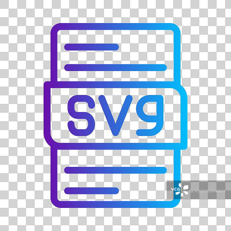 SVG文档渐变图标可用于图片素材