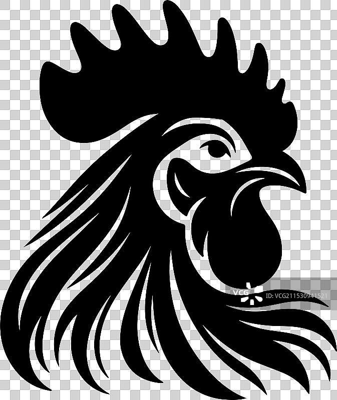 公鸡的头图片素材