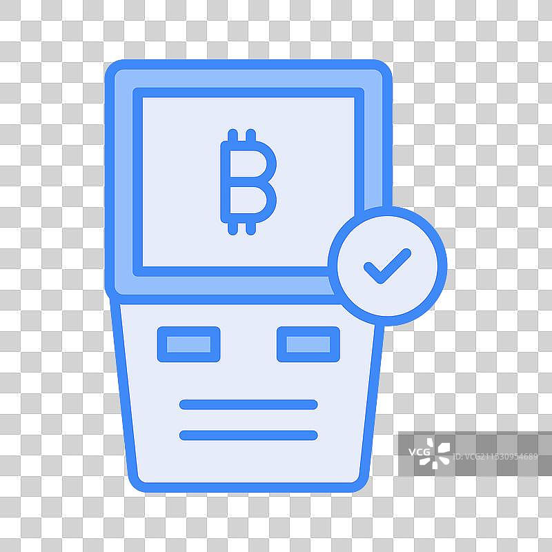 比特币ATM机设计已准备好供高级使用图片素材